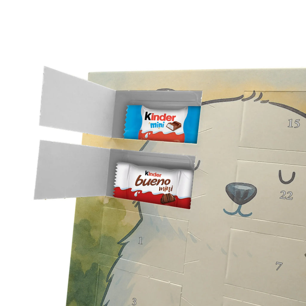 Chocolate advent calendar Icebear Lazy Design teddy bear, cuddly toy, office job, lazy, North Pole, work, relaxing, workplace, Polar bear