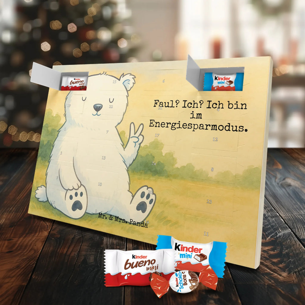 Chocolate advent calendar Icebear Lazy Design teddy bear, cuddly toy, office job, lazy, North Pole, work, relaxing, workplace, Polar bear