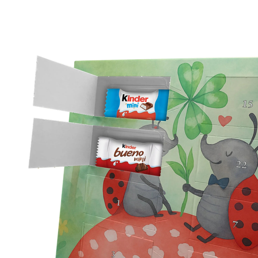 Chocolate advent calendar ladybug toadstool Design card, gift ideas, gifts, small animals, cute, cute animal motives, hand drawn, funny sayings, good mood, special gifts, animal lover, house of fleshy fungi, flat, toadstool, ladybird, at home