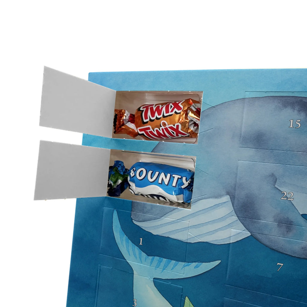 Chocolate advent calendar whale tuna Design card, gift ideas, gifts, small animals, cute, cute animal motives, hand drawn, funny sayings, good mood, special gifts, animal lover, tuna, word joke funny, choice, joke, saying funny, flat joke, whale, flat joke gift, saying of the day