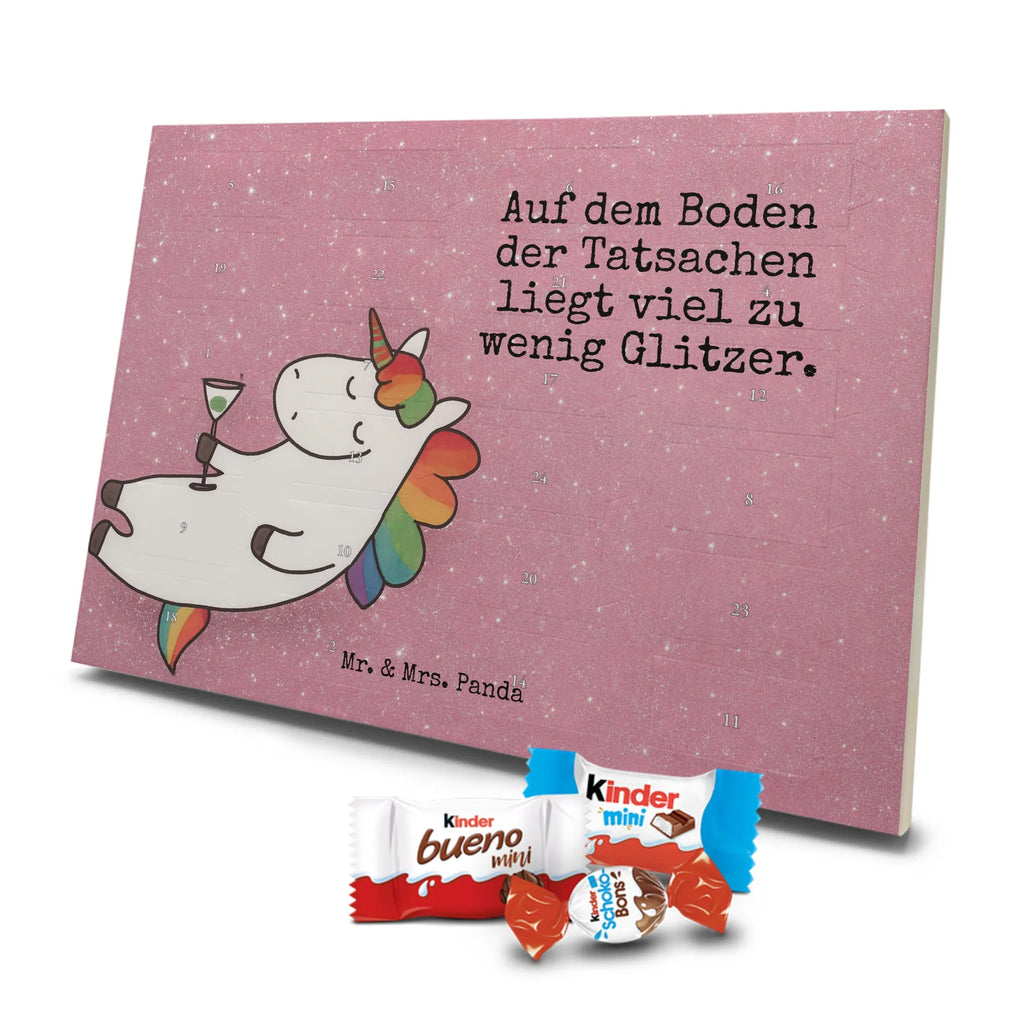 Chocolate advent calendar unicorn cocktail Design girlfriend present, girlfriend gift, birthday, fun, champagne, celebrating