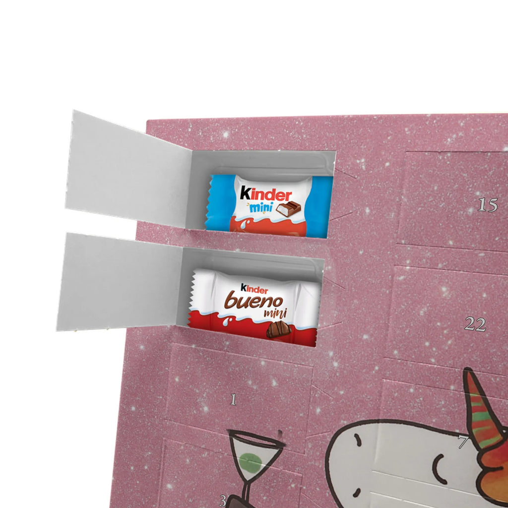 Chocolate advent calendar unicorn cocktail Design girlfriend present, girlfriend gift, birthday, fun, champagne, celebrating