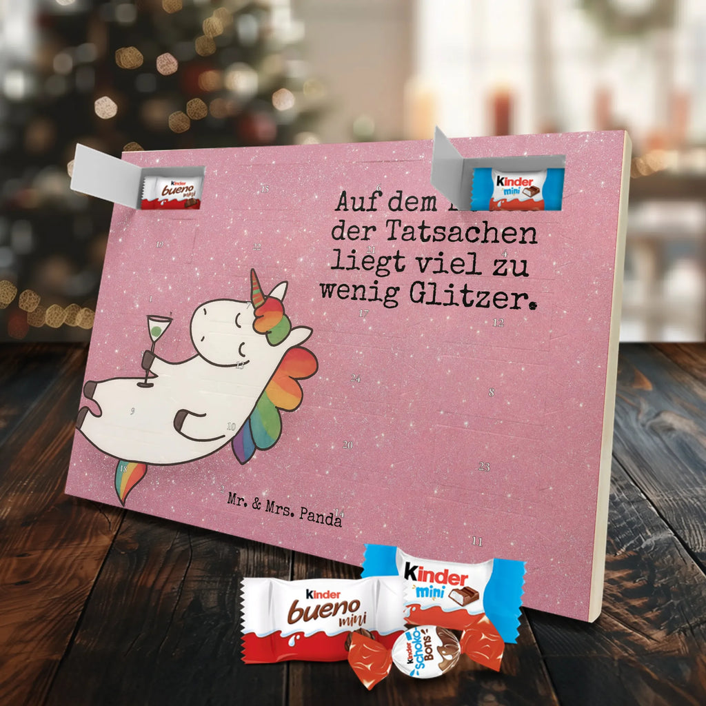 Chocolate advent calendar unicorn cocktail Design girlfriend present, girlfriend gift, birthday, fun, champagne, celebrating