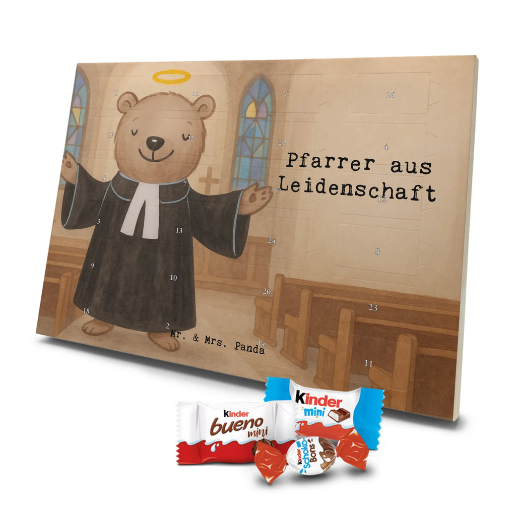 Chocolate advent calendar Pastor Passion Design gift, promotion, anniversary, retirement, sayings, job start, gift idea, best, farewell gift, profession, passing exam