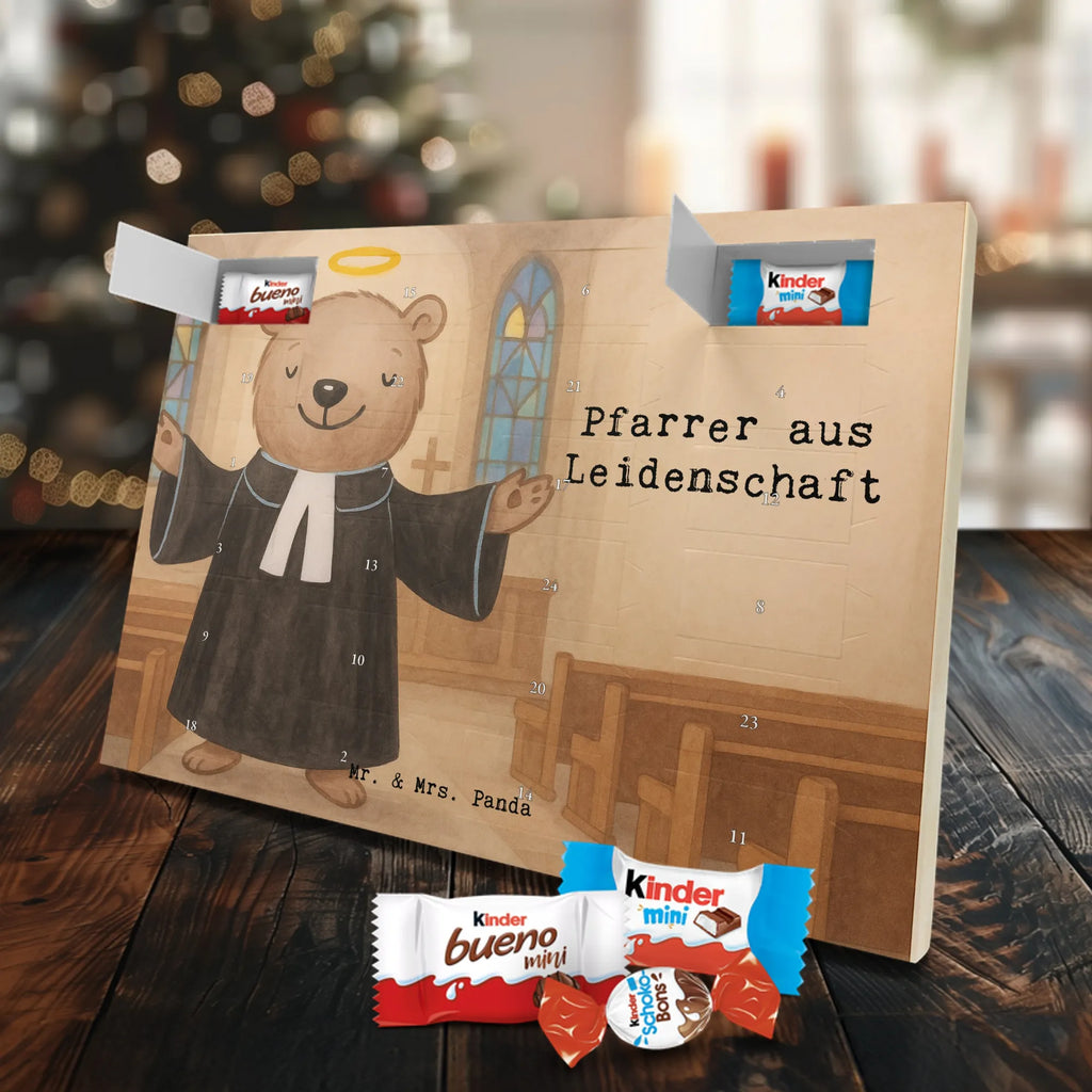 Chocolate advent calendar Pastor Passion Design gift, promotion, anniversary, retirement, sayings, job start, gift idea, best, farewell gift, profession, passing exam