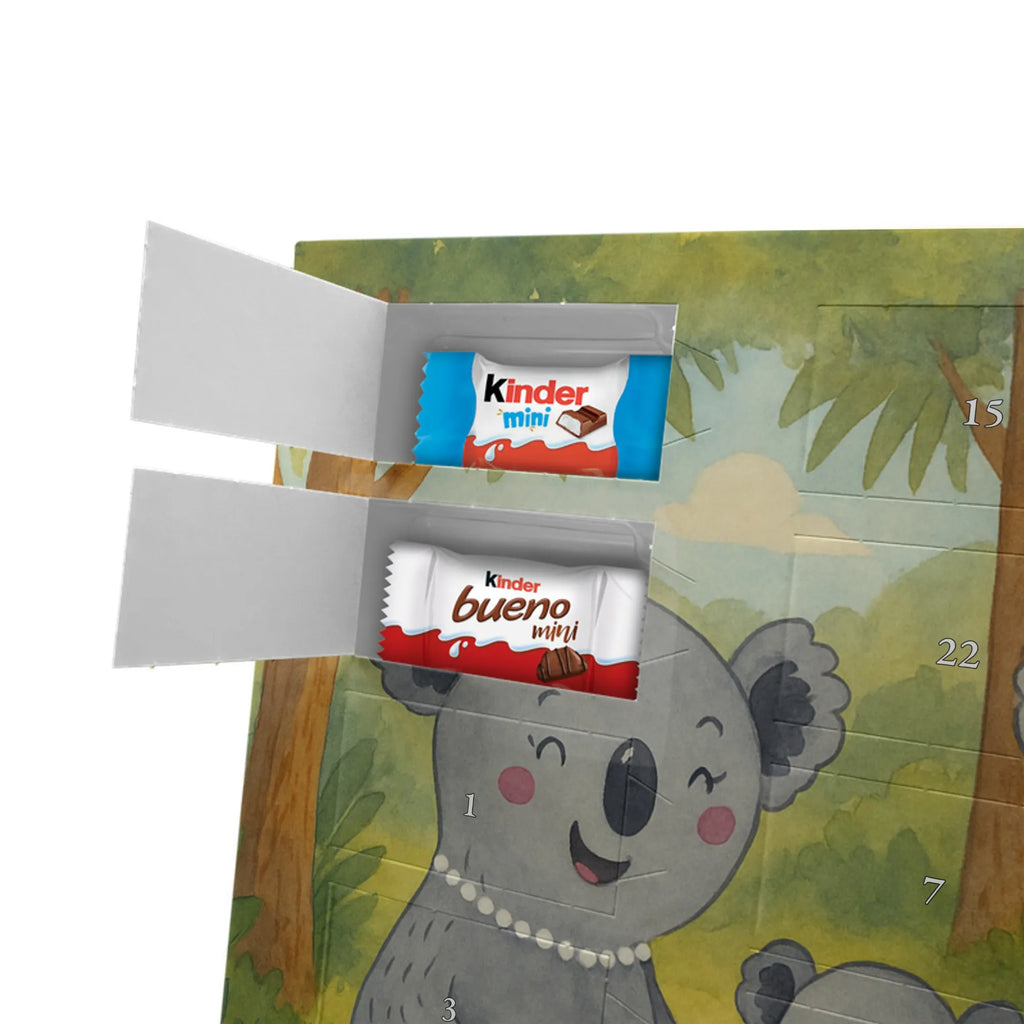 Chocolate advent calendar Koala Family Design Father's Day, Mother's Day, siblings, family life, children