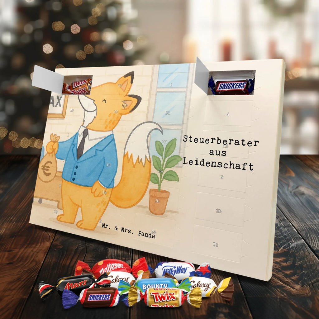 Chocolate advent calendar Tax Advisor passion Design gift, promotion, anniversary, retirement, sayings, job start, gift idea, best, farewell gift, profession, passing exam