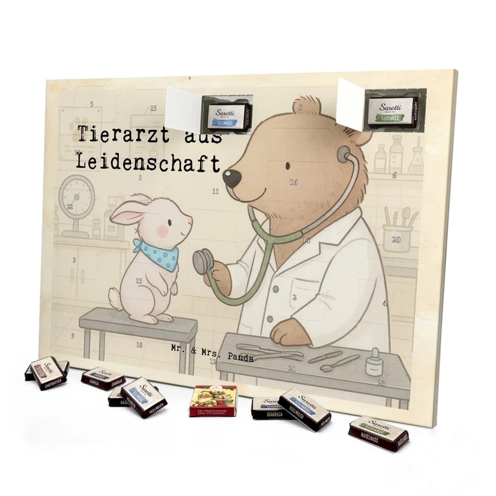 Chocolate advent calendar Veterinarian Passion Design gift, promotion, anniversary, retirement, sayings, job start, gift idea, best, farewell gift, profession, passing exam