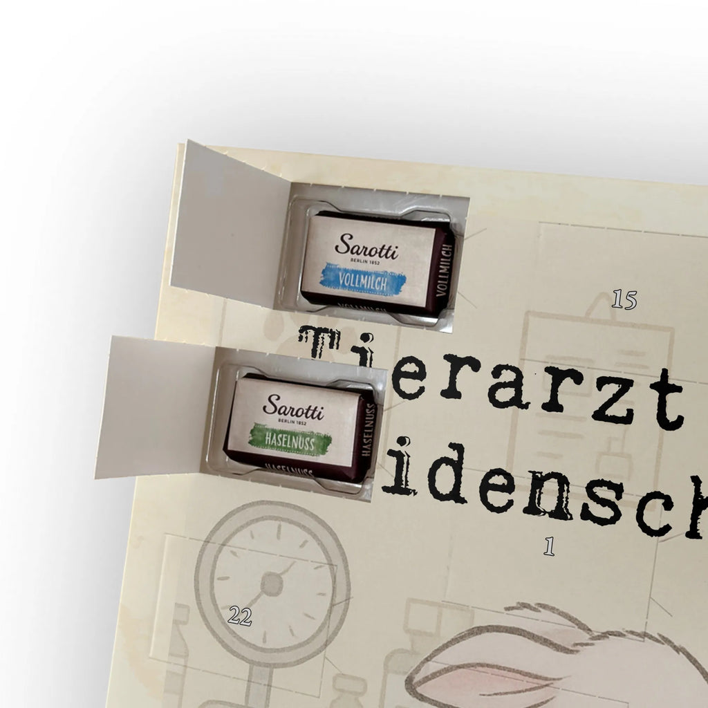 Chocolate advent calendar Veterinarian Passion Design gift, promotion, anniversary, retirement, sayings, job start, gift idea, best, farewell gift, profession, passing exam