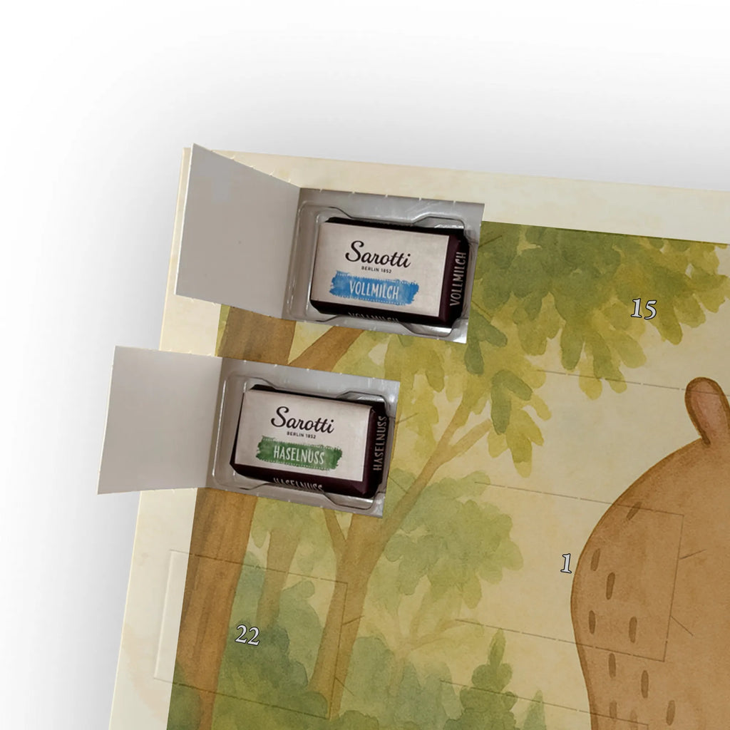 Chocolate advent calendar bear Coffee Design teddy bear, cuddly toy, conquer the world, morning routine, bears, save the world, good morning