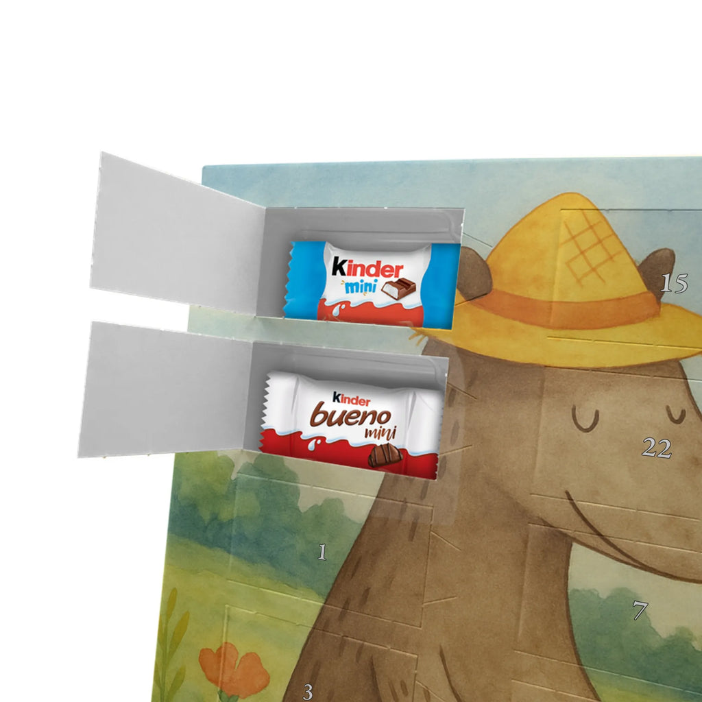 Chocolate advent calendar Bears with hats Design Father's Day, Mother's Day, father, role model, son, sons, children, favourite person, father-son, child, father's day