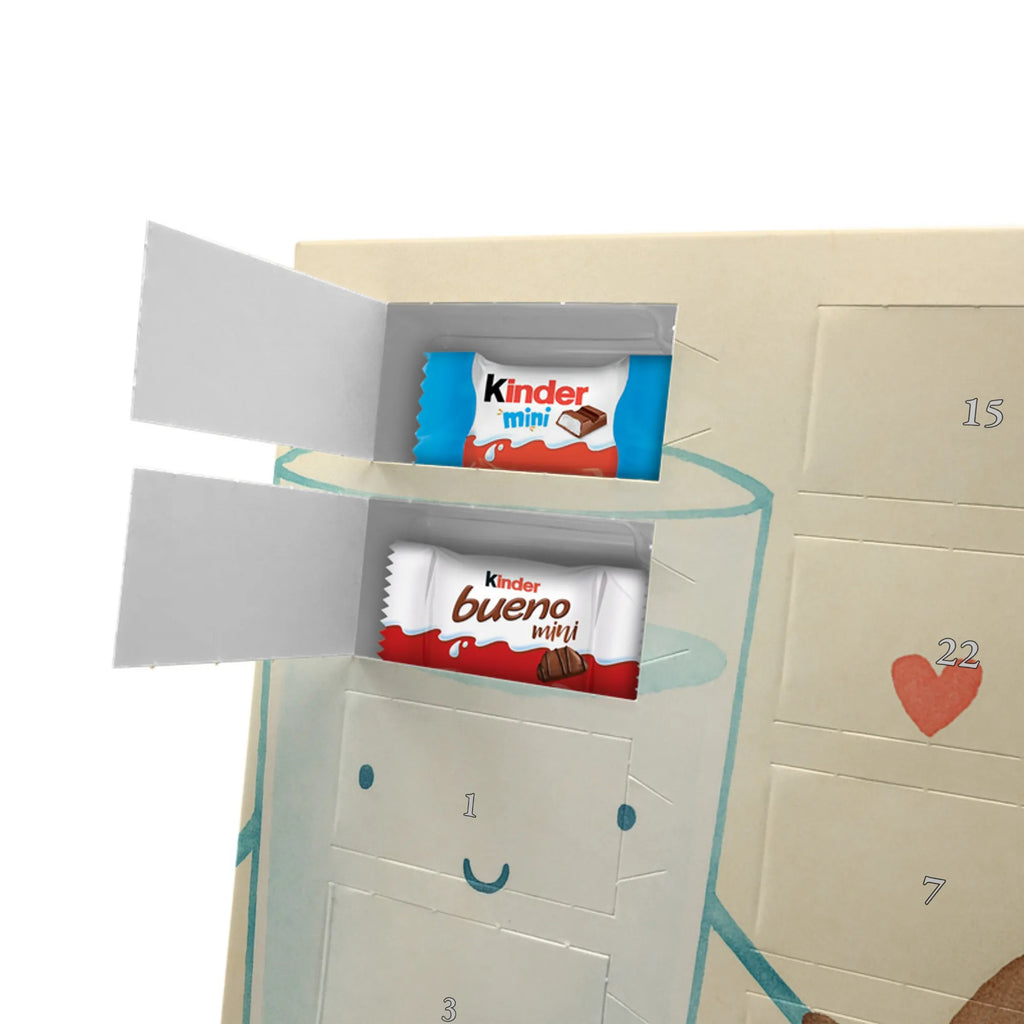 Chocolate advent calendar milk biscuit Design card, gift ideas, gifts, small animals, cute, cute animal motives, hand drawn, funny sayings, good mood, special gifts, animal lover, motif sweet, perfect couple, cookies, biscuit, invitation breakfast, romantic