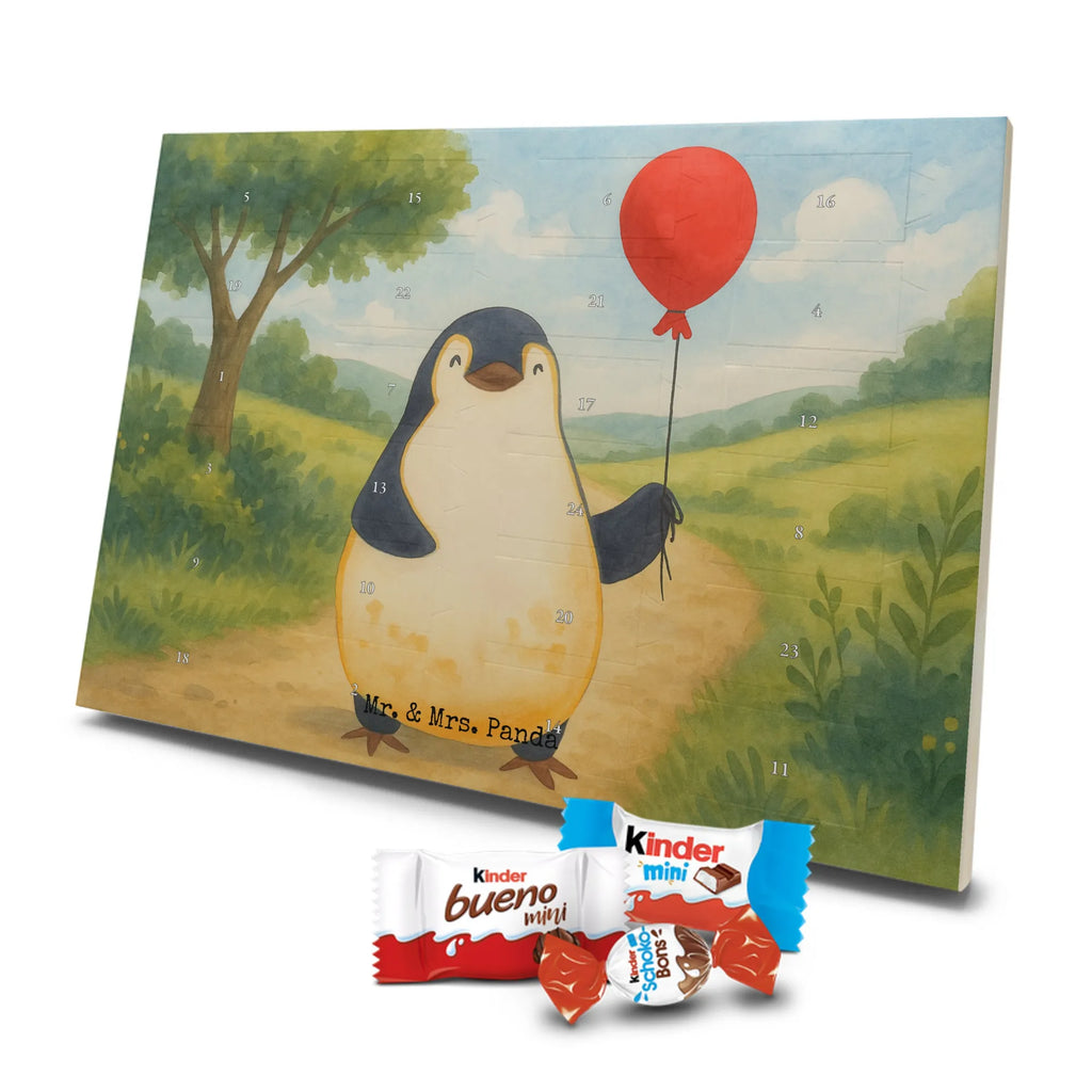 Chocolate advent calendar Penguin balloon Design North Pole, Penguins, gift idea, new life, new start, love of life, balloon, gift girlfriend, best friend, penguins