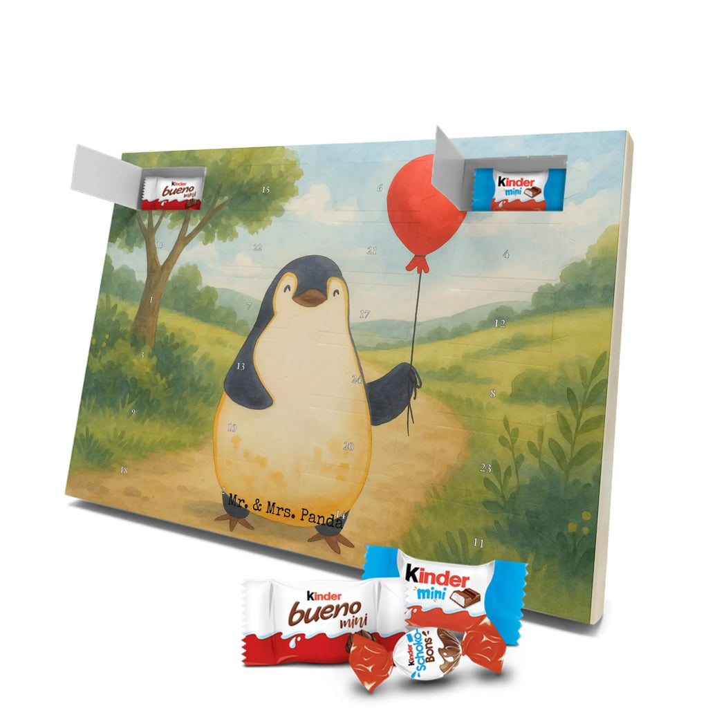 Chocolate advent calendar Penguin balloon Design North Pole, Penguins, gift idea, new life, new start, love of life, balloon, gift girlfriend, best friend, penguins