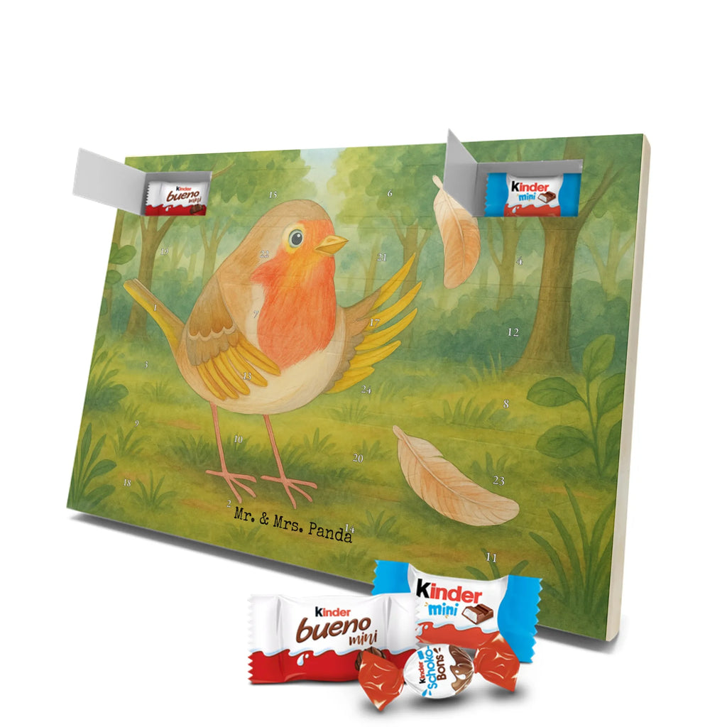 Chocolate advent calendar robin feathers Design card, gift ideas, gifts, small animals, cute, cute animal motives, hand drawn, funny sayings, good mood, special gifts, animal lover, bird, slogan courage, flying, motivation pictures, robin, motivation slogans, slogan motivation