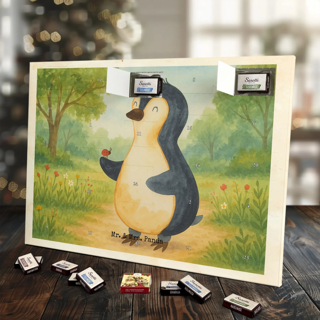 Chocolate advent calendar Penguin ladybug Design North Pole, Penguins, joy of life, ladybird, joy, wonder, penguins