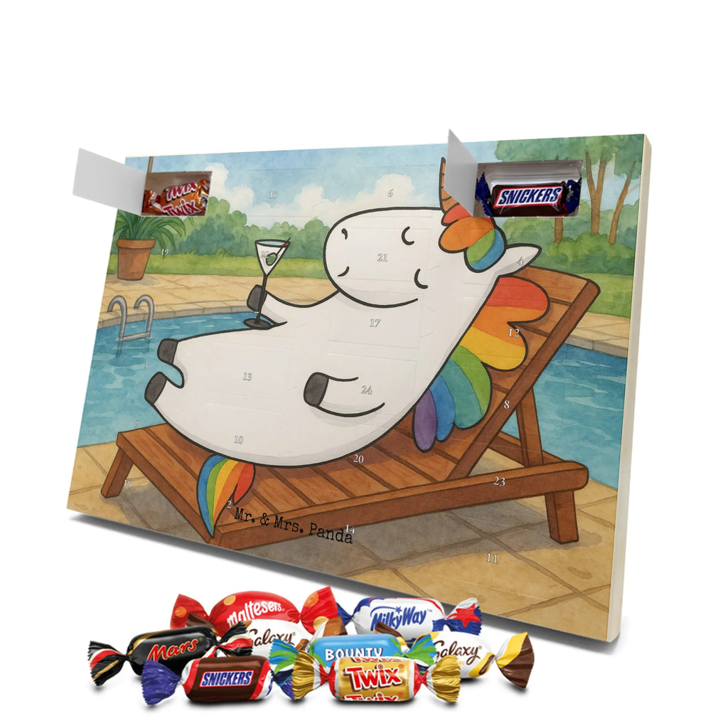 Chocolate advent calendar unicorn cocktail Design girlfriend present, girlfriend gift, birthday, fun, champagne, celebrating