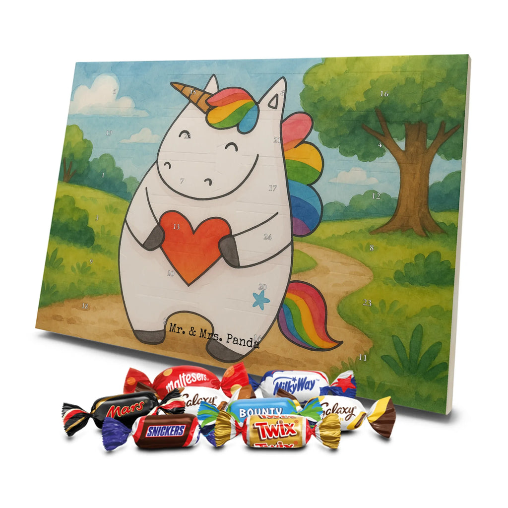 Chocolate advent calendar unicorn Heart Design different, heart, girlfriend present, girlfriend gift, bad girl, evil