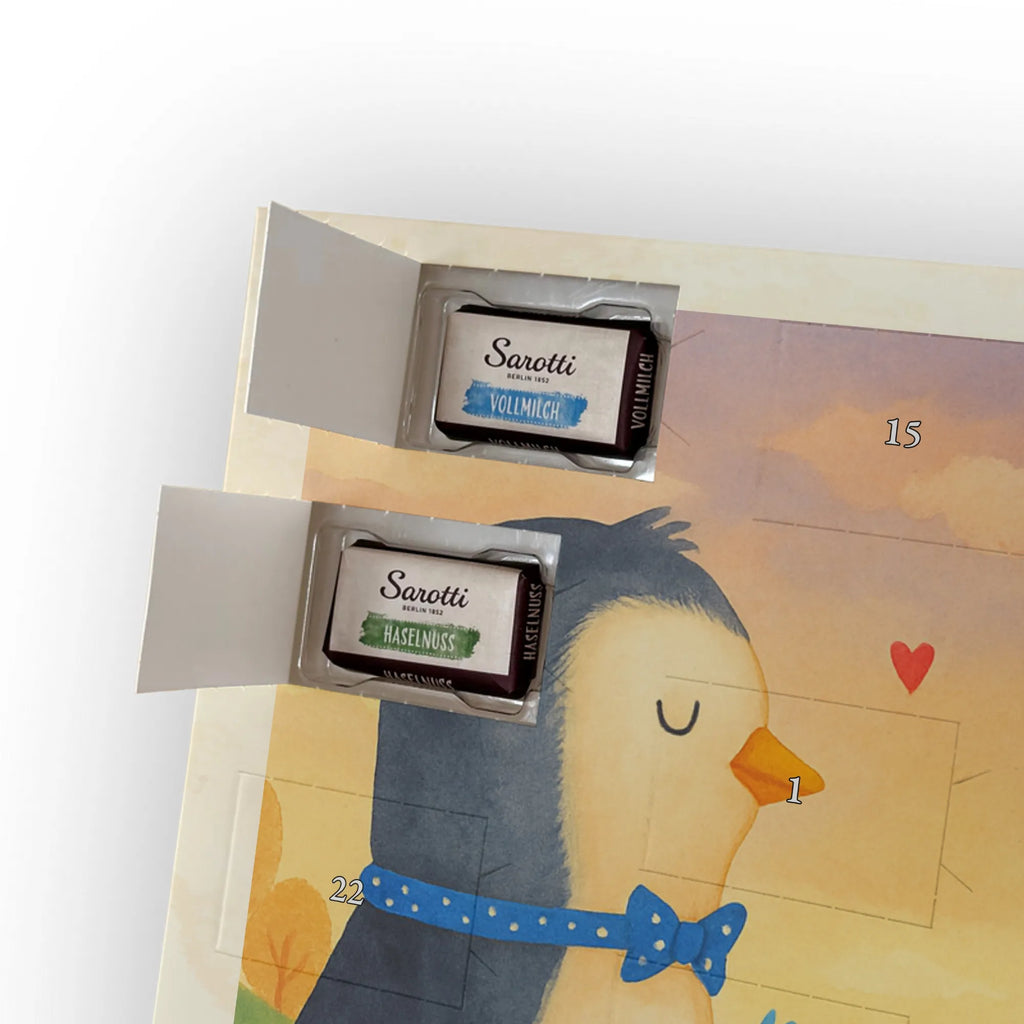 Chocolate advent calendar Penguin pair Design North Pole, Penguins, wedding gift, great love, wedding day, penguins, wedding, love gift, anniversary, lovers, proof of love, dream couple