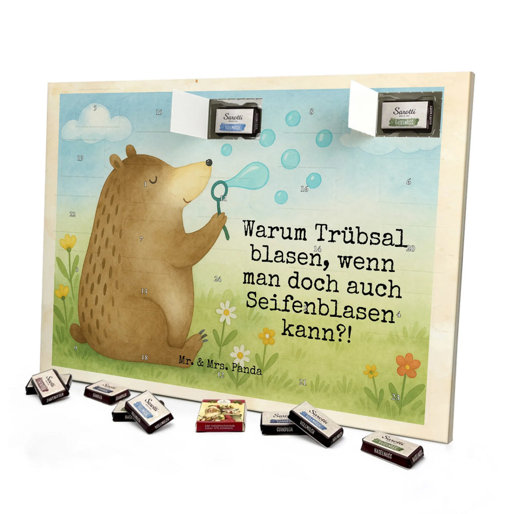Chocolate advent calendar bear soap bubbles Design teddy bear, cuddly toy, Soap Bubbles Bear Funny Being Happy Sad Happy