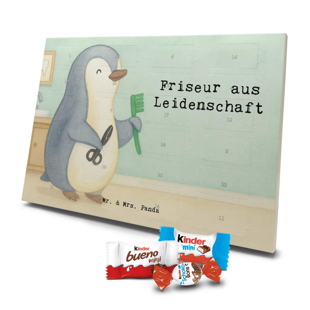 Chocolate advent calendar Hairdresser Passion Design gift, promotion, anniversary, retirement, sayings, job start, gift idea, best, farewell gift, profession, passing exam