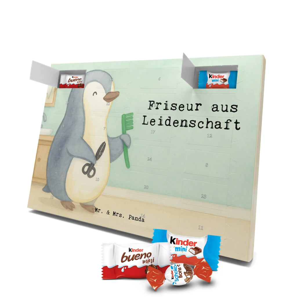 Chocolate advent calendar Hairdresser Passion Design gift, promotion, anniversary, retirement, sayings, job start, gift idea, best, farewell gift, profession, passing exam