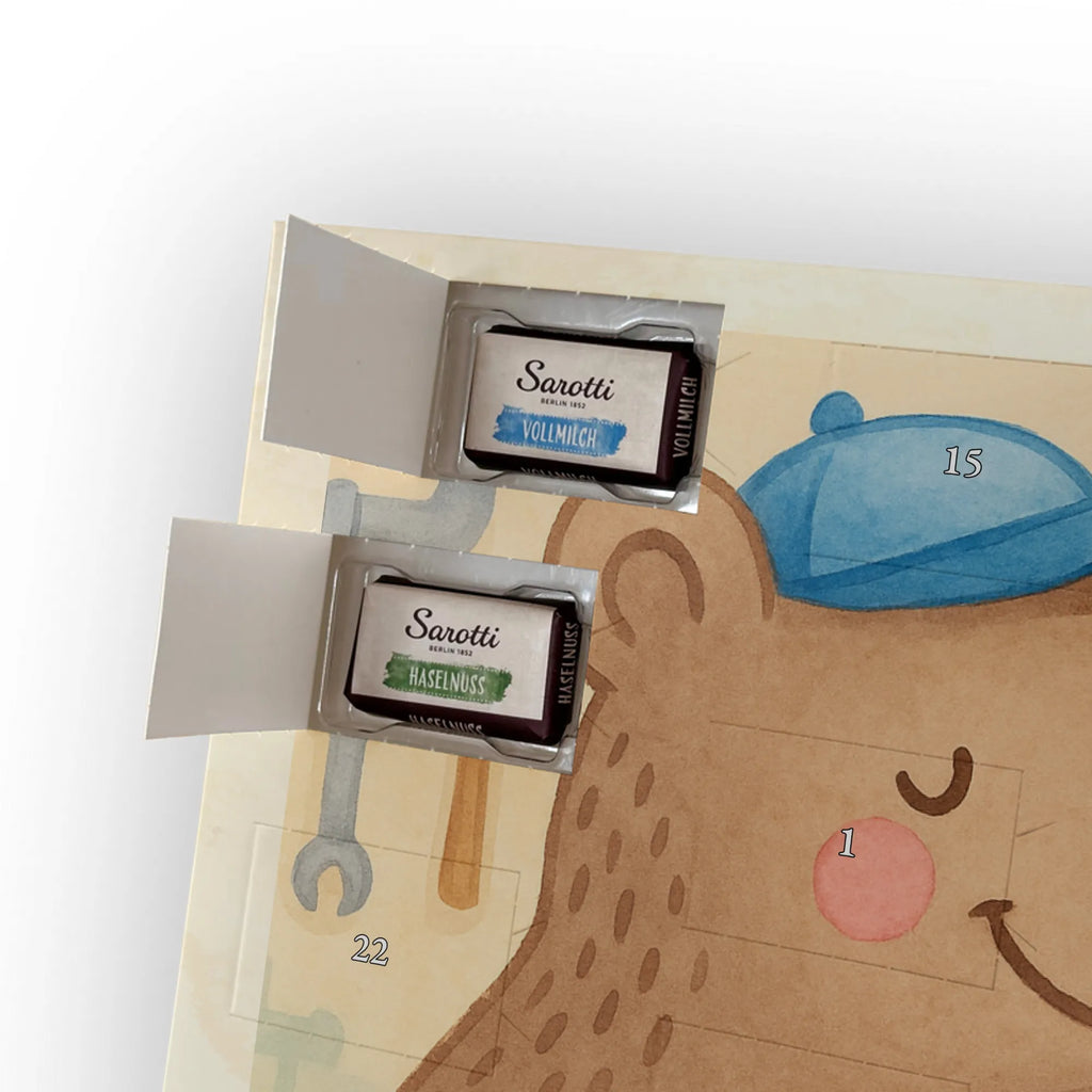 Chocolate advent calendar Plumber Passion Design gift, promotion, anniversary, retirement, sayings, job start, gift idea, best, farewell gift, profession, passing exam