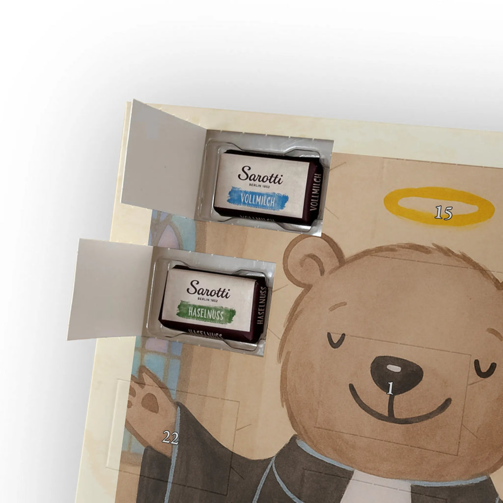 Chocolate advent calendar Pastor Passion Design gift, promotion, anniversary, retirement, sayings, job start, gift idea, best, farewell gift, profession, passing exam