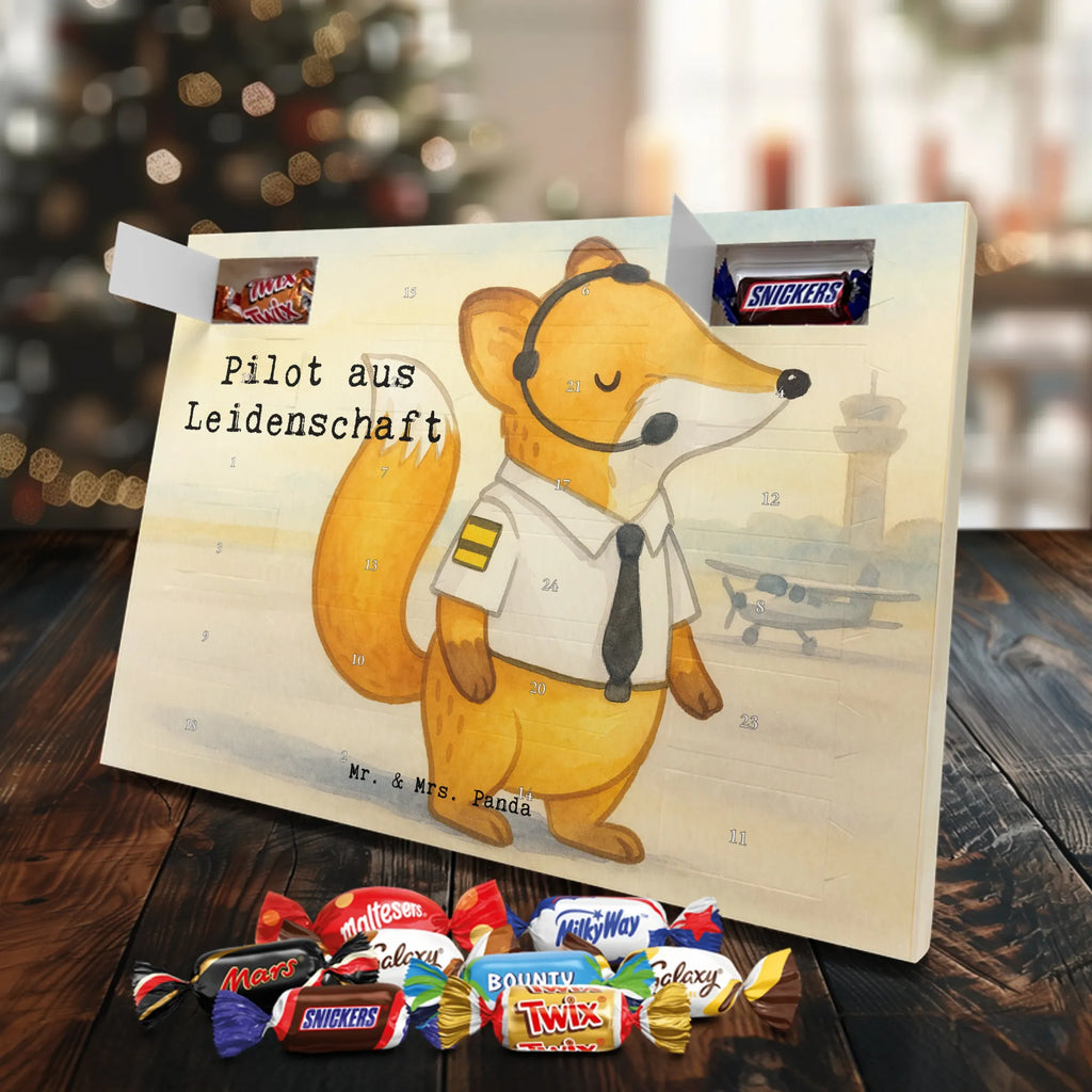 Chocolate advent calendar Pilot Passion Design gift, promotion, anniversary, retirement, sayings, job start, gift idea, best, farewell gift, profession, passing exam