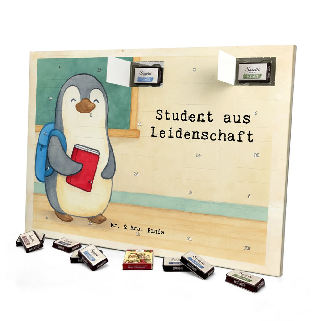 Chocolate advent calendar Student Passion Design gift, promotion, anniversary, retirement, sayings, job start, gift idea, best, farewell gift, profession, passing exam