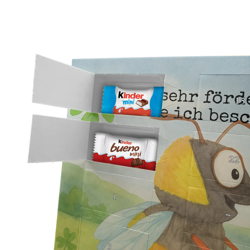 Chocolate advent calendar bumblebees shamrock Design card, gift ideas, gifts, small animals, cute, cute animal motives, hand drawn, funny sayings, good mood, special gifts, animal lover, bumblebee, saying happy, saying positive, saying beautiful, bee decoration, be happy, become happy