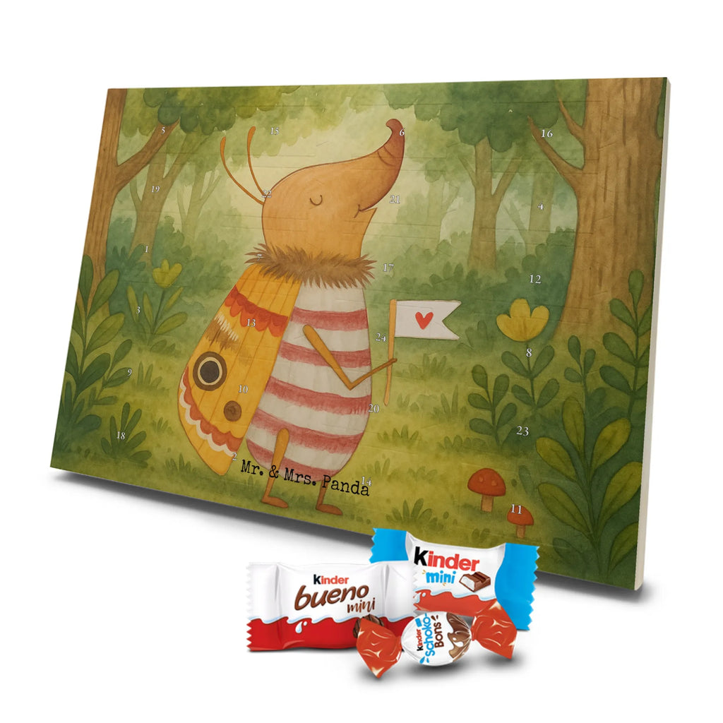 Chocolate advent calendar Moth flag Design card, gift ideas, gifts, small animals, cute, cute animal motives, hand drawn, funny sayings, good mood, special gifts, animal lover, Kitchen decoration, How much does the world cost, Moth, Beetle, Saying funny