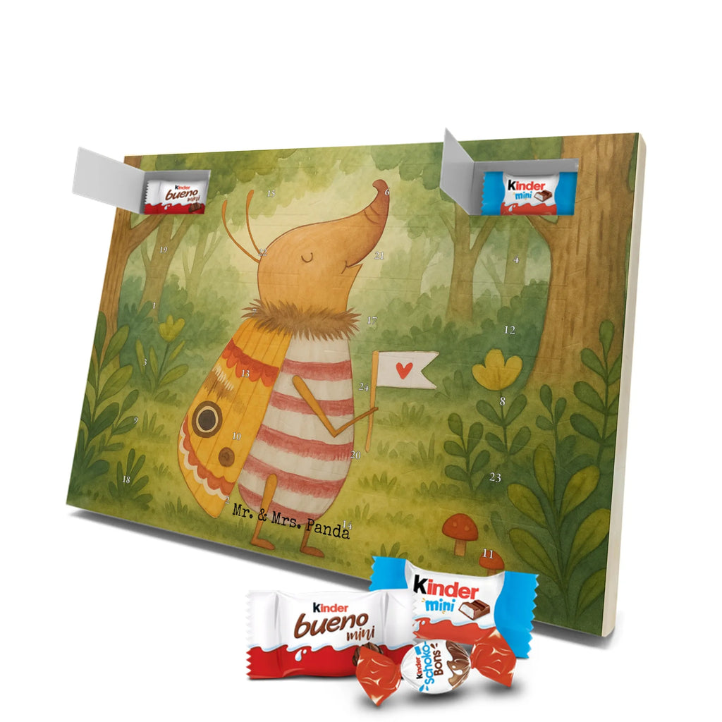 Chocolate advent calendar Moth flag Design card, gift ideas, gifts, small animals, cute, cute animal motives, hand drawn, funny sayings, good mood, special gifts, animal lover, Kitchen decoration, How much does the world cost, Moth, Beetle, Saying funny