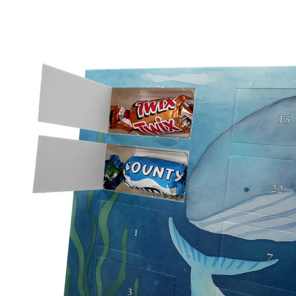 Chocolate advent calendar whale tuna Design card, gift ideas, gifts, small animals, cute, cute animal motives, hand drawn, funny sayings, good mood, special gifts, animal lover, tuna, word joke funny, choice, joke, saying funny, flat joke, whale, flat joke gift, saying of the day