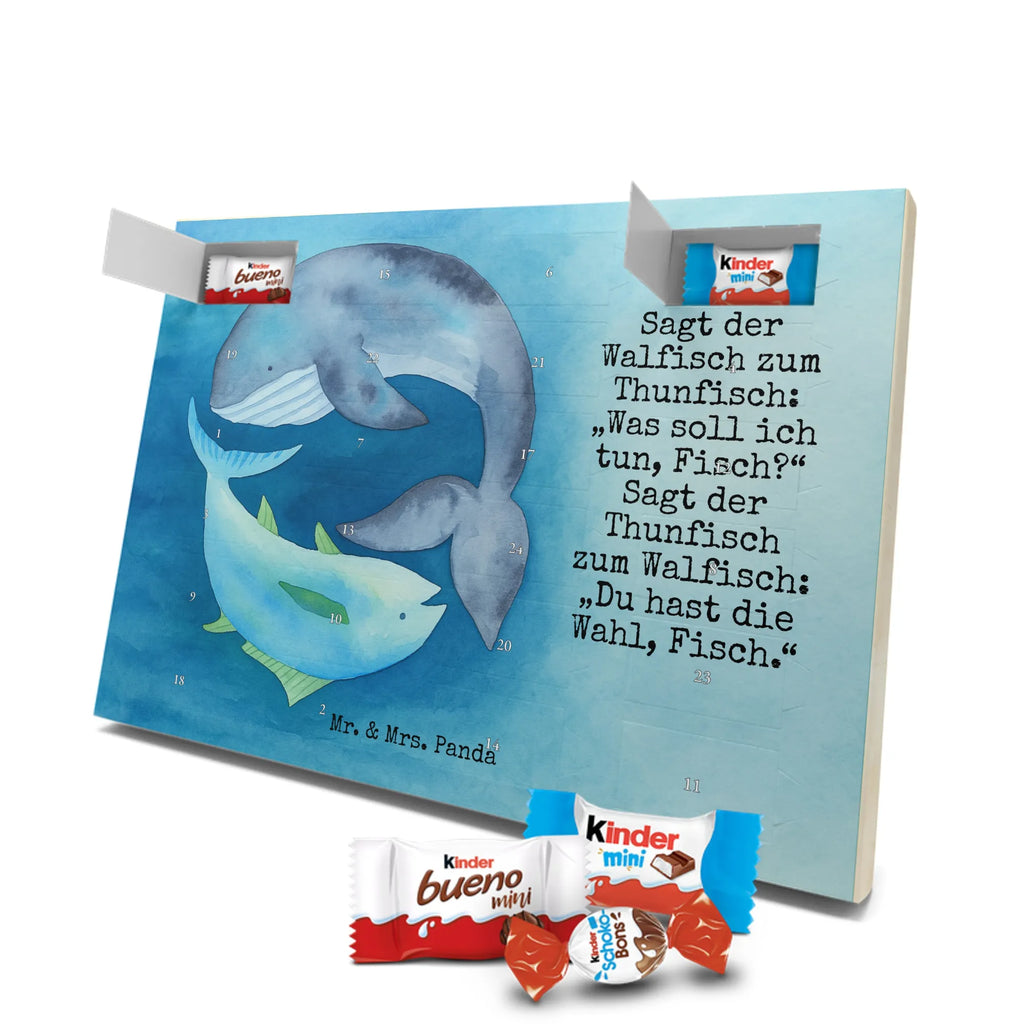 Chocolate advent calendar whale tuna Design card, gift ideas, gifts, small animals, cute, cute animal motives, hand drawn, funny sayings, good mood, special gifts, animal lover, tuna, word joke funny, choice, joke, saying funny, flat joke, whale, flat joke gift, saying of the day