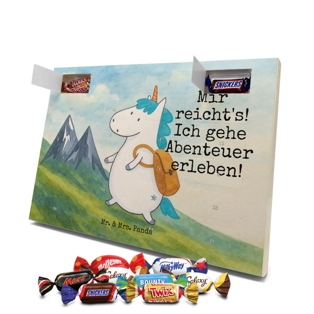 Chocolate advent calendar unicorn climber Design travel, world trip, mountaineer, adventure, mountains, adventurer, vacation, explorer, world traveler