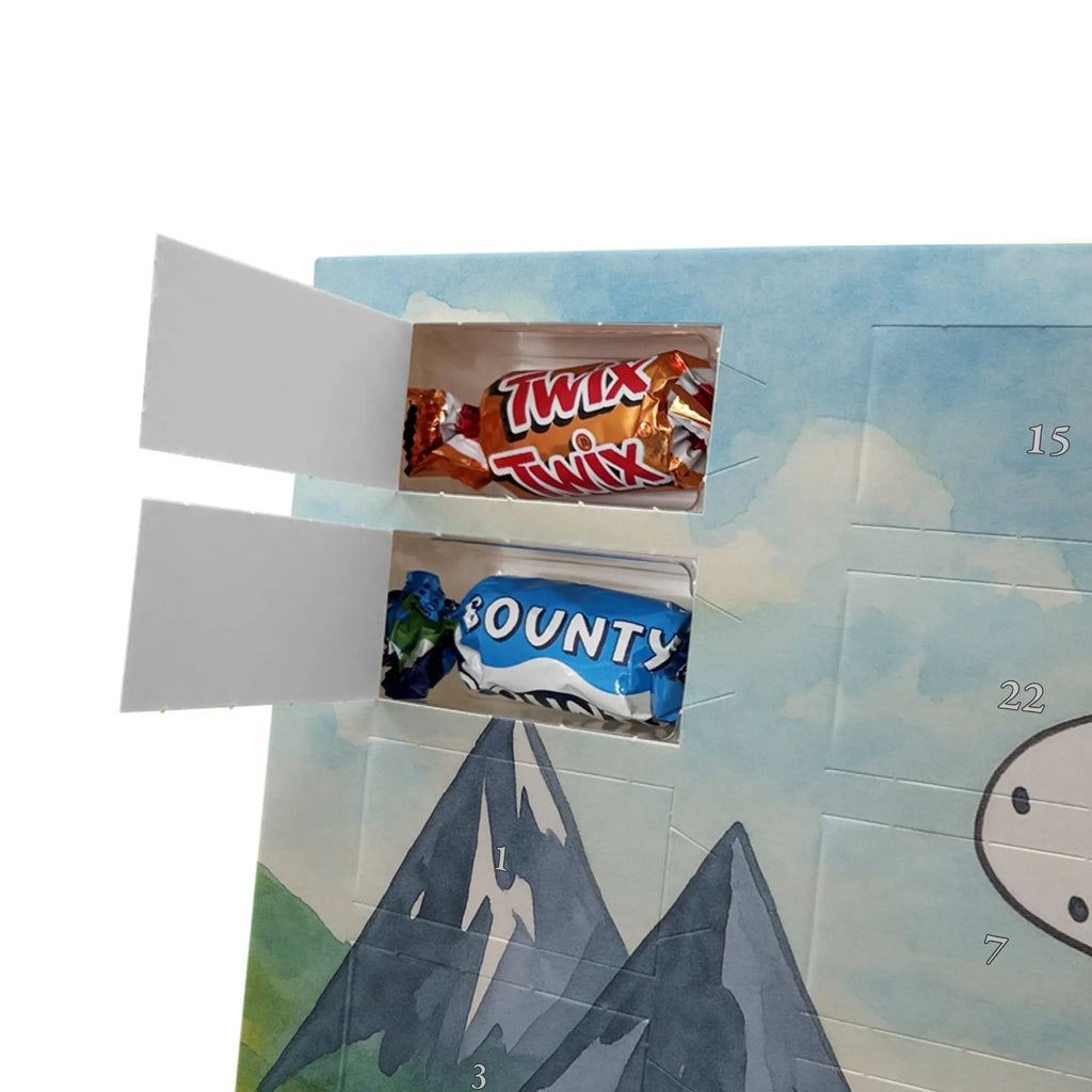 Chocolate advent calendar unicorn climber Design travel, world trip, mountaineer, adventure, mountains, adventurer, vacation, explorer, world traveler