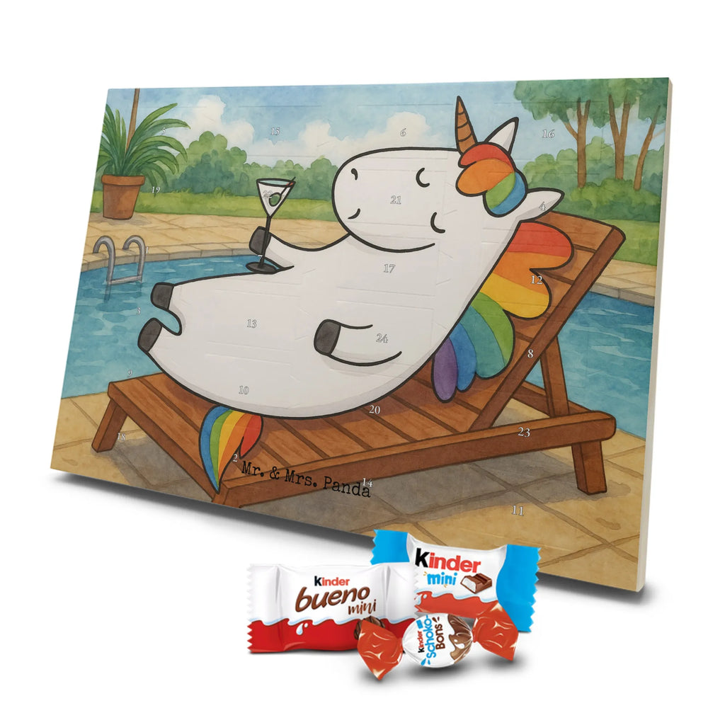 Chocolate advent calendar unicorn cocktail Design girlfriend present, girlfriend gift, birthday, fun, champagne, celebrating