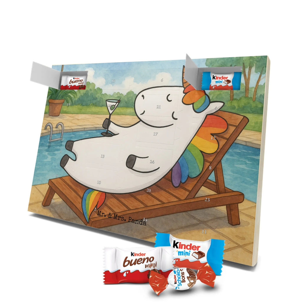 Chocolate advent calendar unicorn cocktail Design girlfriend present, girlfriend gift, birthday, fun, champagne, celebrating