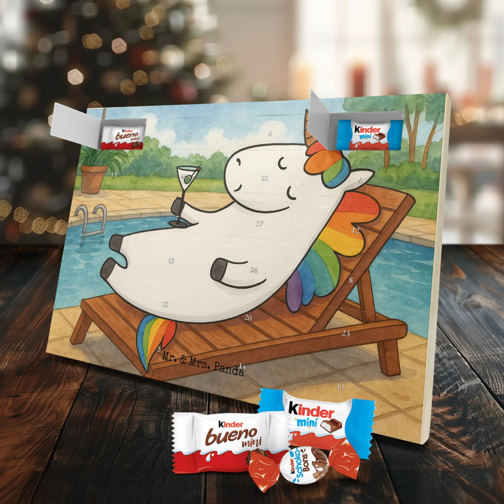 Chocolate advent calendar unicorn cocktail Design girlfriend present, girlfriend gift, birthday, fun, champagne, celebrating