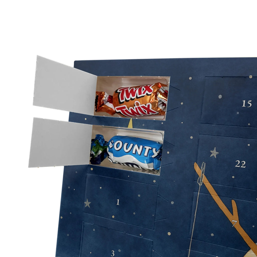 Chocolate advent calendar Penguin moon Design North Pole, Penguins, falling asleep, night's rest, penguins, guest room, bedroom, saying, insomnia, sleep