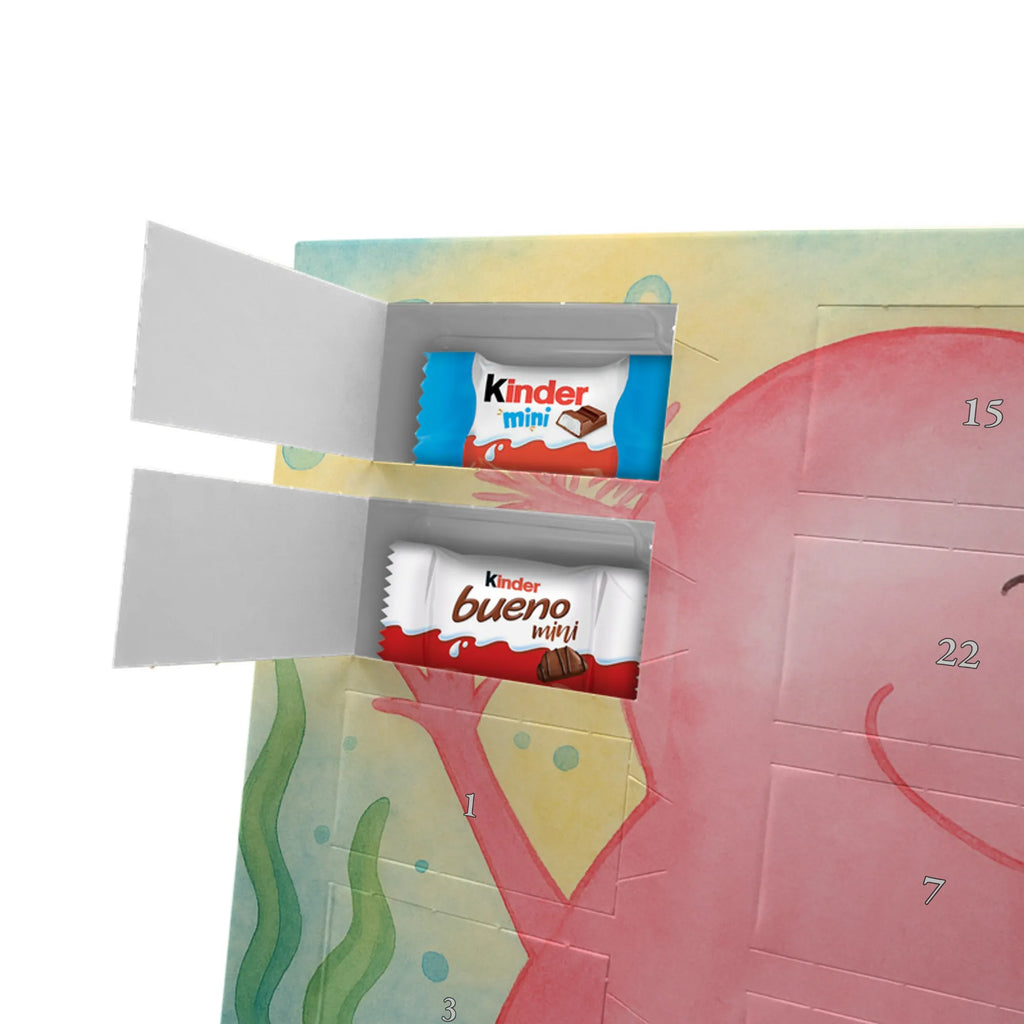 Chocolate advent calendar axolotl Hooray Design Axelotl, marine animals, Mexican walking fish, salamander, fun, joy, cheerful, satisfaction, tail, amphibian