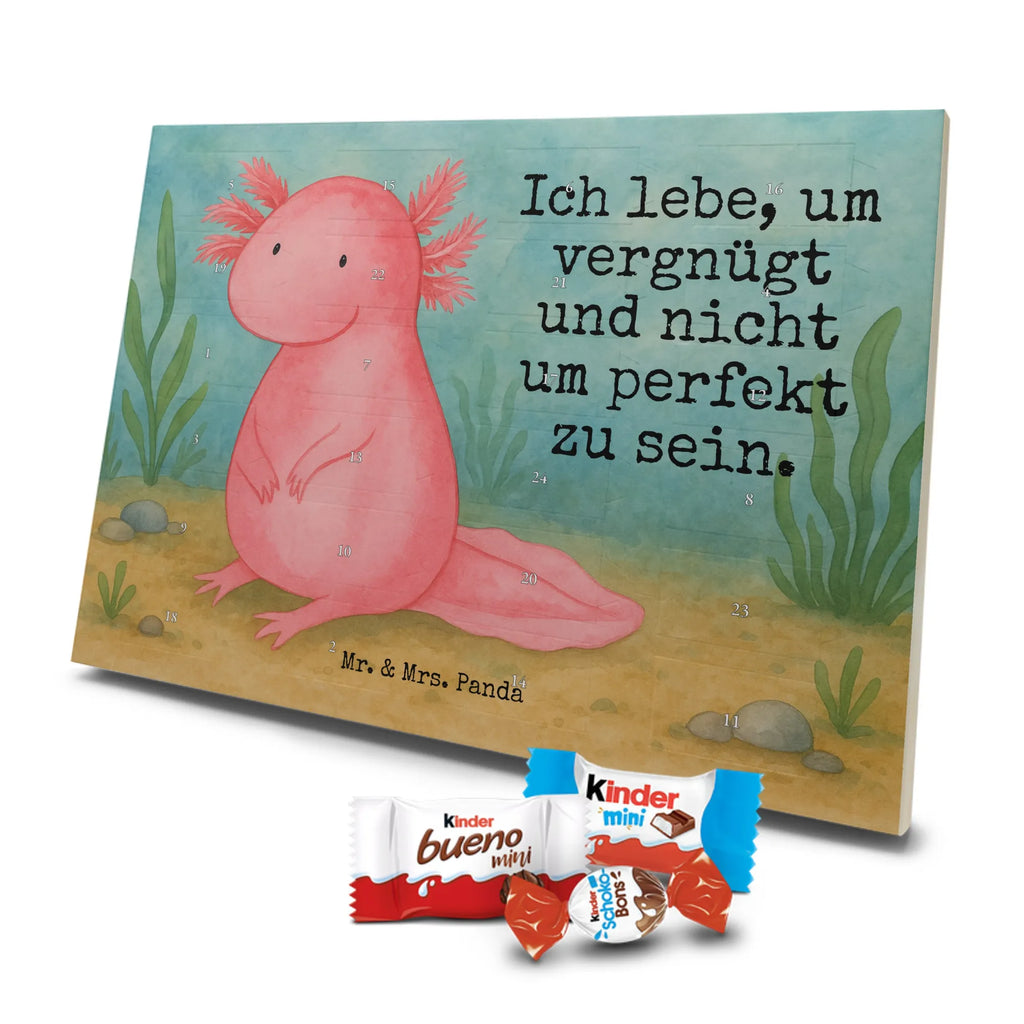 Chocolate advent calendar axolotl zero Design Axelotl, marine animals, Mexican walking fish, salamander, wisdom, worldly wisdom, contented, cheerful, lifestyle, girlfriend
