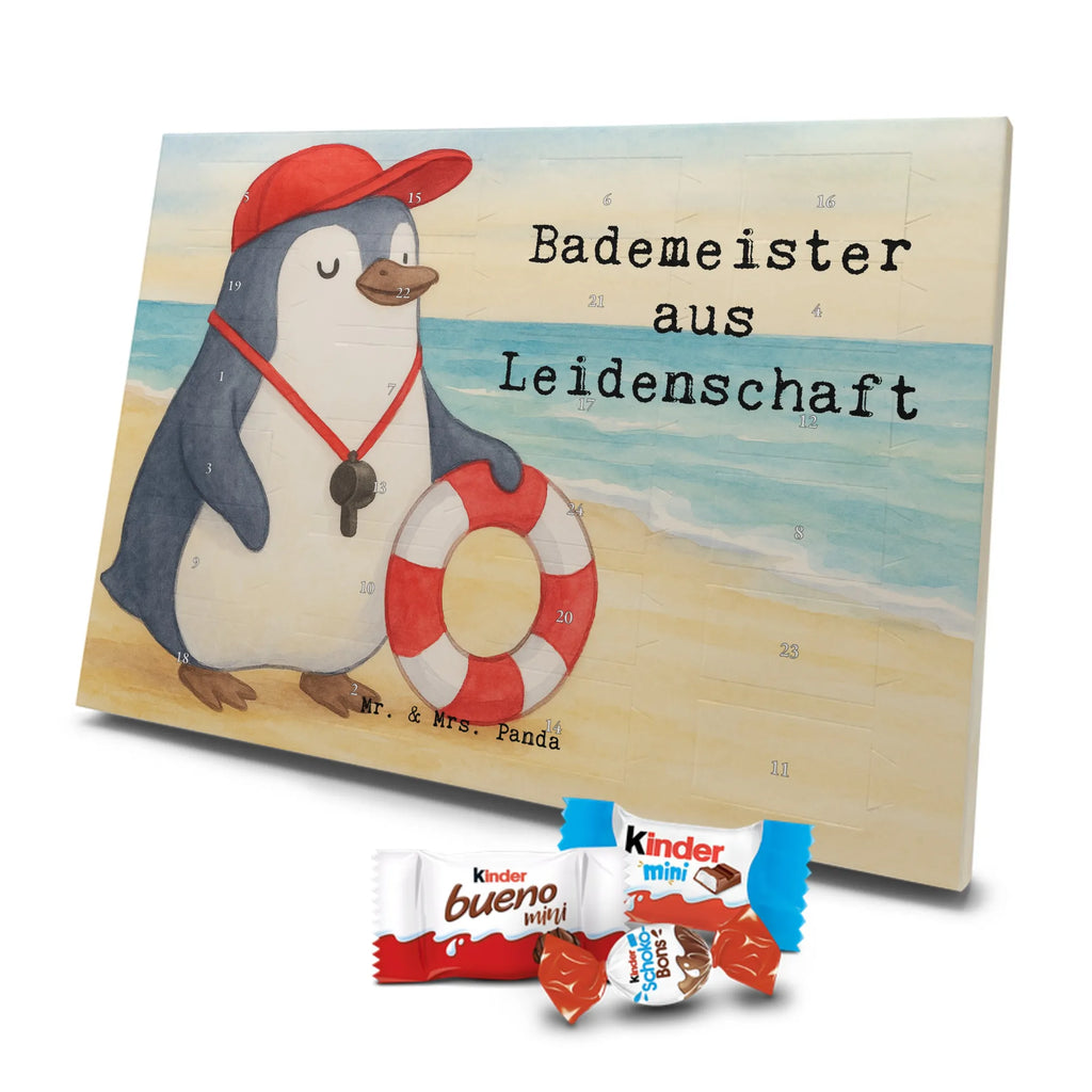 Chocolate advent calendar Lifeguard Passion Design gift, promotion, anniversary, retirement, sayings, job start, gift idea, best, farewell gift, profession, passing exam