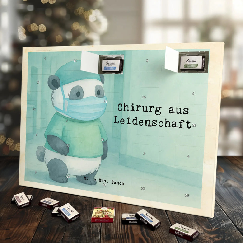 Chocolate advent calendar surgeon Passion Design gift, promotion, anniversary, retirement, sayings, job start, gift idea, best, farewell gift, profession, passing exam