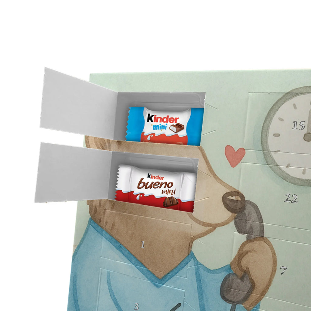 Chocolate advent calendar nursing assistant Passion Design gift, promotion, anniversary, retirement, sayings, job start, gift idea, best, farewell gift, profession, passing exam