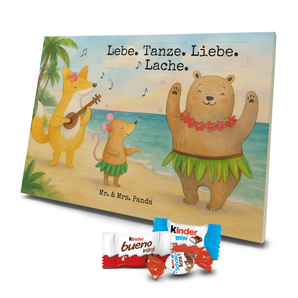 Chocolate advent calendar forest animals Aloha Design card, gift ideas, gifts, small animals, cute, cute animal motives, hand drawn, funny sayings, good mood, special gifts, animal lover, rabbit, dancing, forest animals, music, laughter, forest