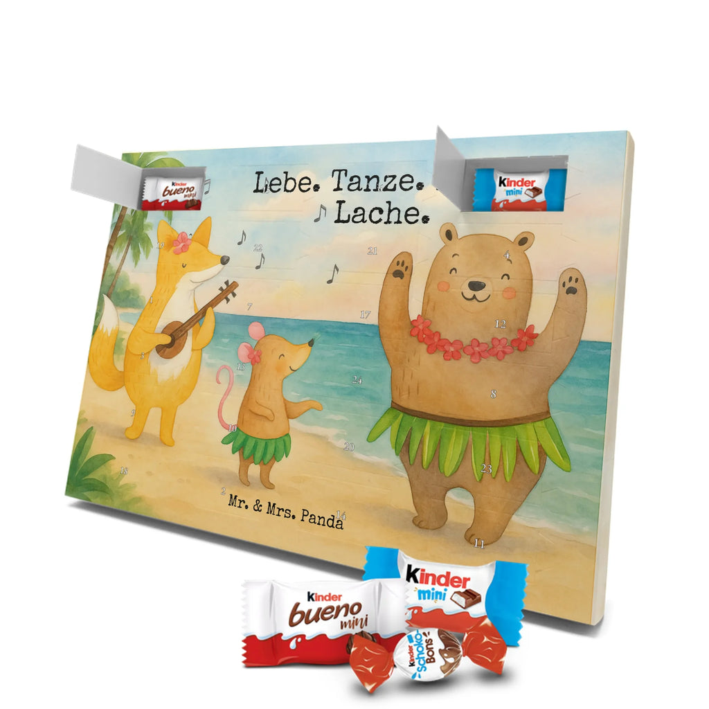 Chocolate advent calendar forest animals Aloha Design card, gift ideas, gifts, small animals, cute, cute animal motives, hand drawn, funny sayings, good mood, special gifts, animal lover, rabbit, dancing, forest animals, music, laughter, forest