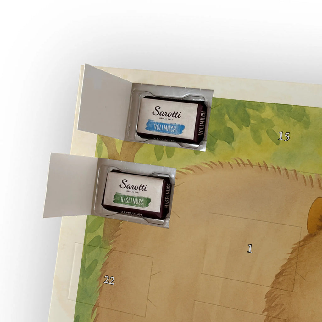 Chocolate advent calendar Wombat Design card, gift ideas, gifts, small animals, cute, cute animal motives, hand drawn, funny sayings, good mood, special gifts, animal lover, saying, life is beautiful, Australia