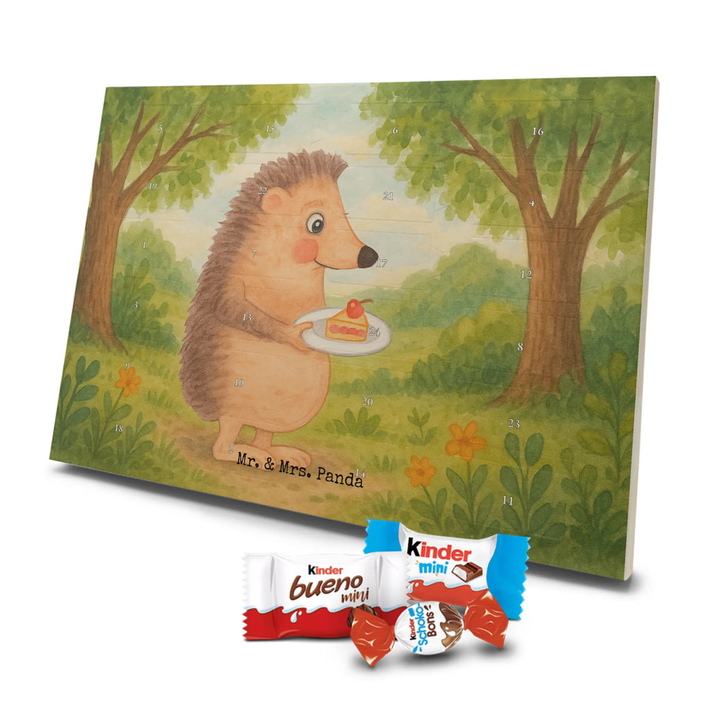 Chocolate advent calendar Hedgehog piece of cake Design card, gift ideas, gifts, small animals, cute, cute animal motives, hand drawn, funny sayings, good mood, special gifts, animal lover, baking gift, food saying, bake cake, birthday cake, invitation party, cake